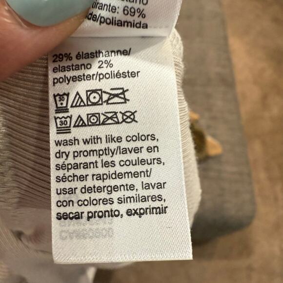 Calvin Klein Ocean Storm Pure Ribbed Unlined Bralette Sz S NWT - Picture 7 of 12